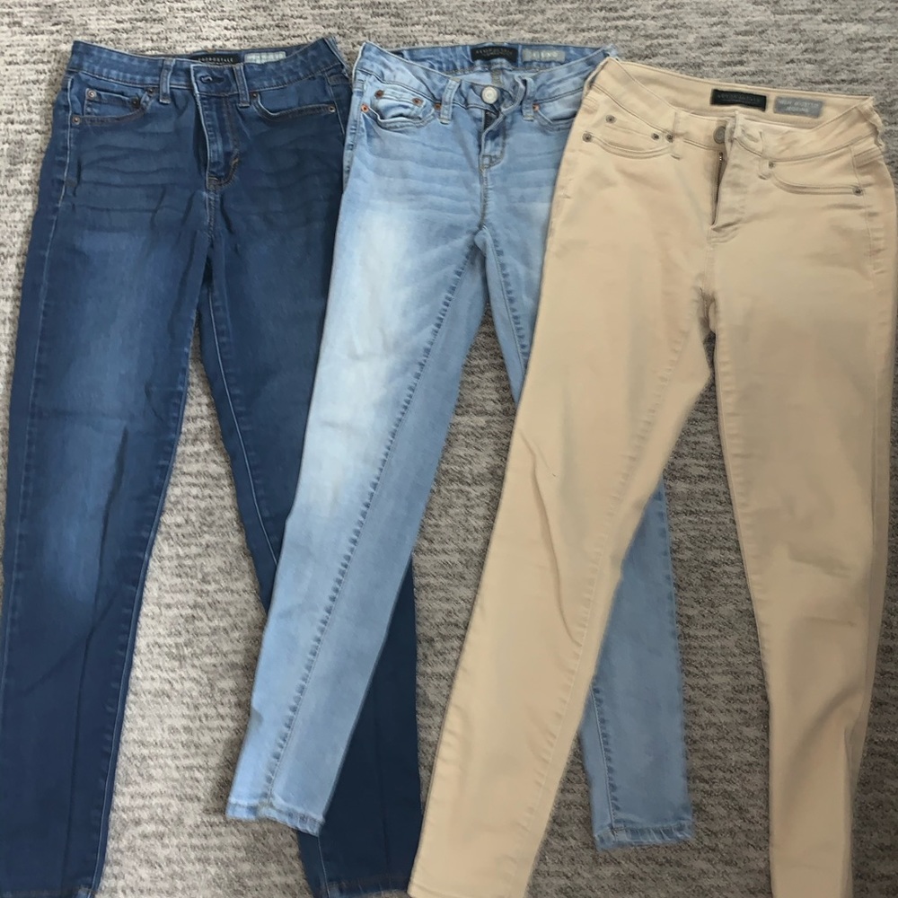 3 Set of Aeropostale jeans